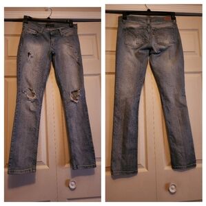 Levi's Too Superlow Distressed 524 Jeans